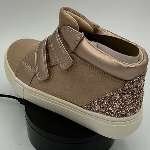 Joie Kids Rose Gold Glitter Sneakers